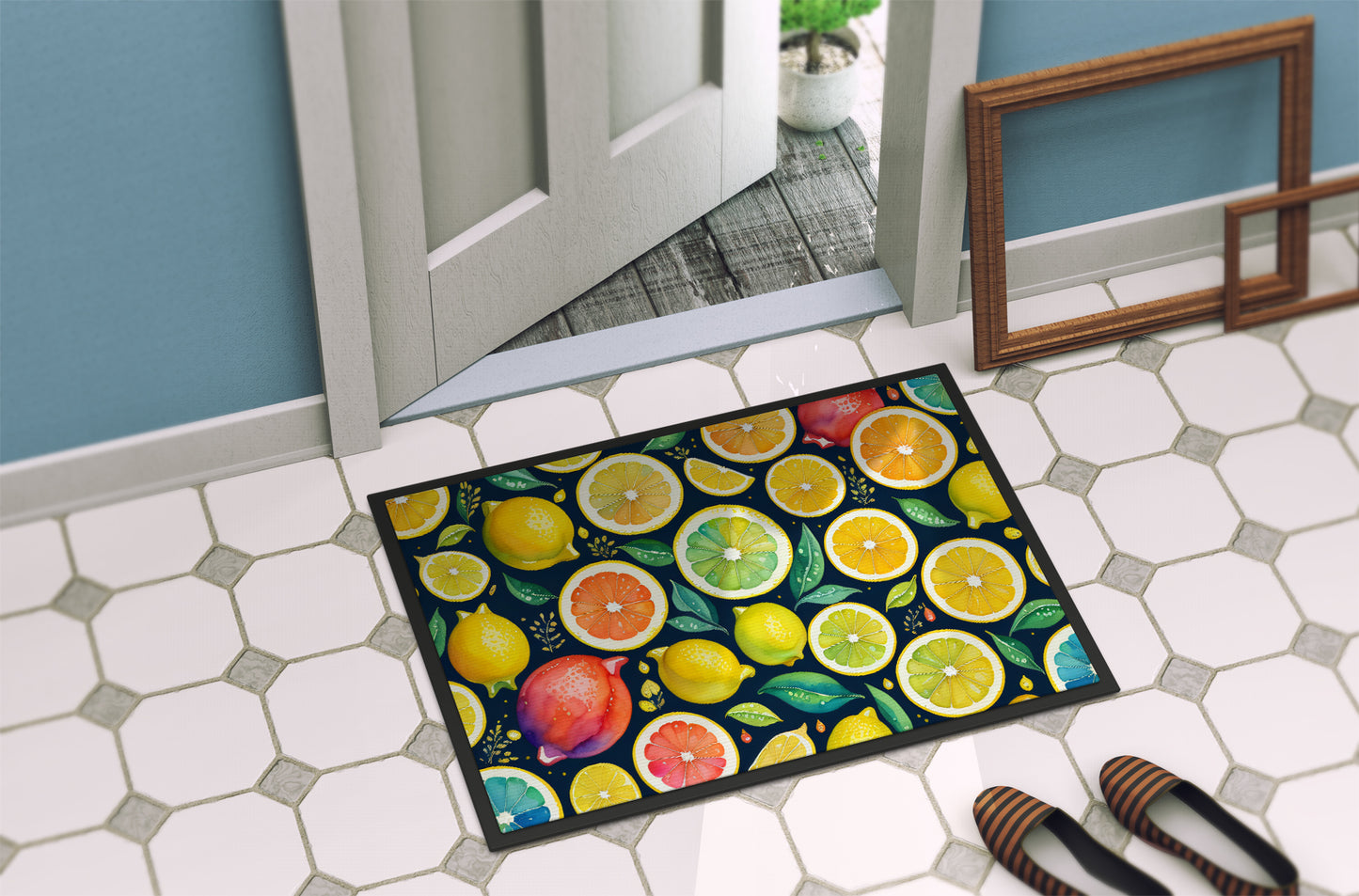 Colorful Lemons Doormat