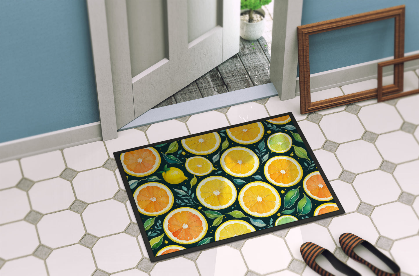 Colorful Lemons Doormat