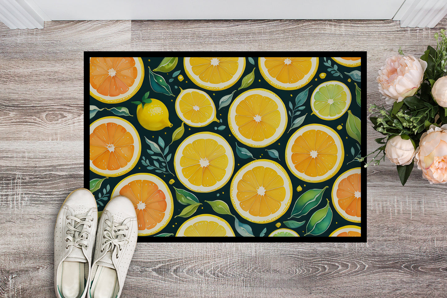 Colorful Lemons Doormat