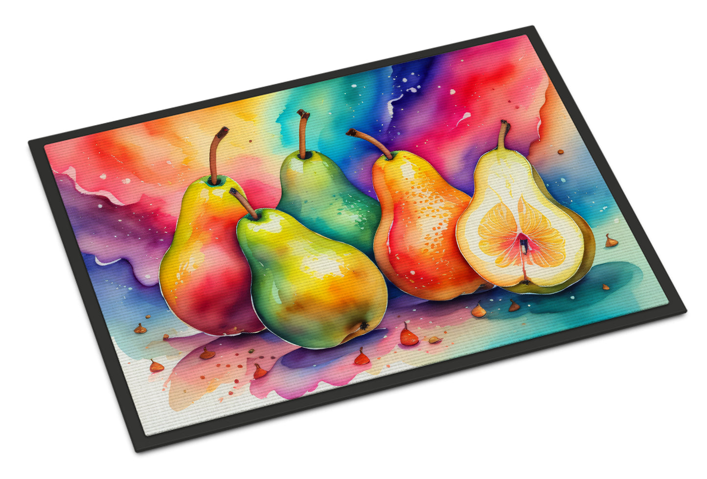 Buy this Colorful Pears Doormat