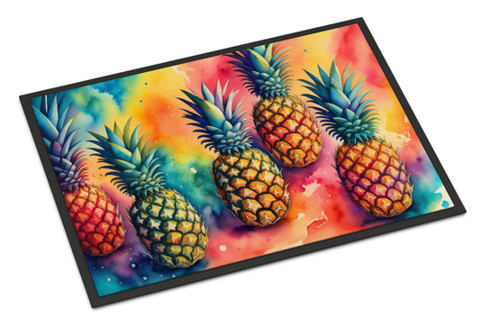 Buy this Colorful Pineapples Doormat