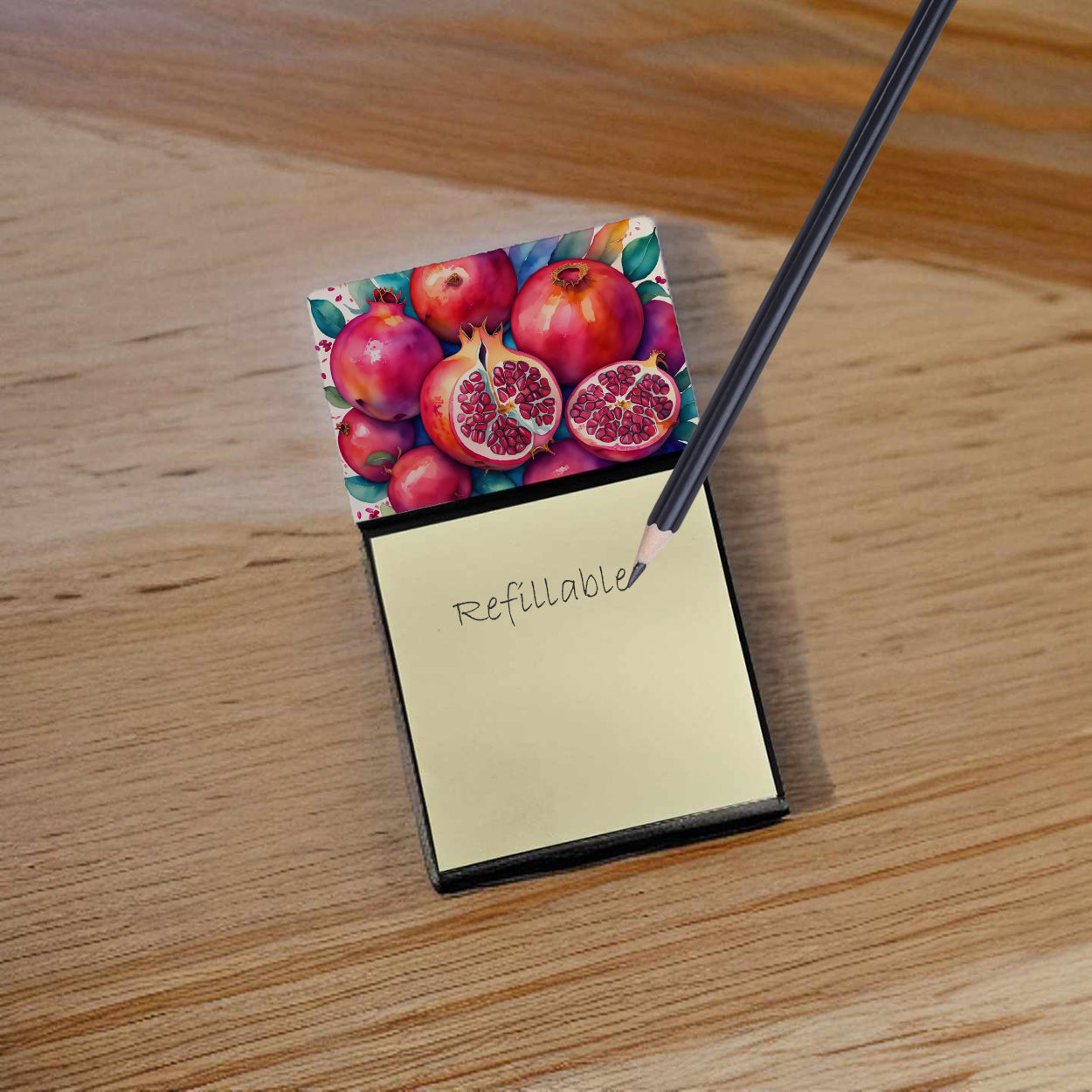 Colorful Pomegranates Sticky Note Holder