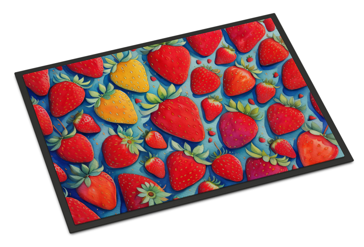 Buy this Colorful Strawberries Doormat