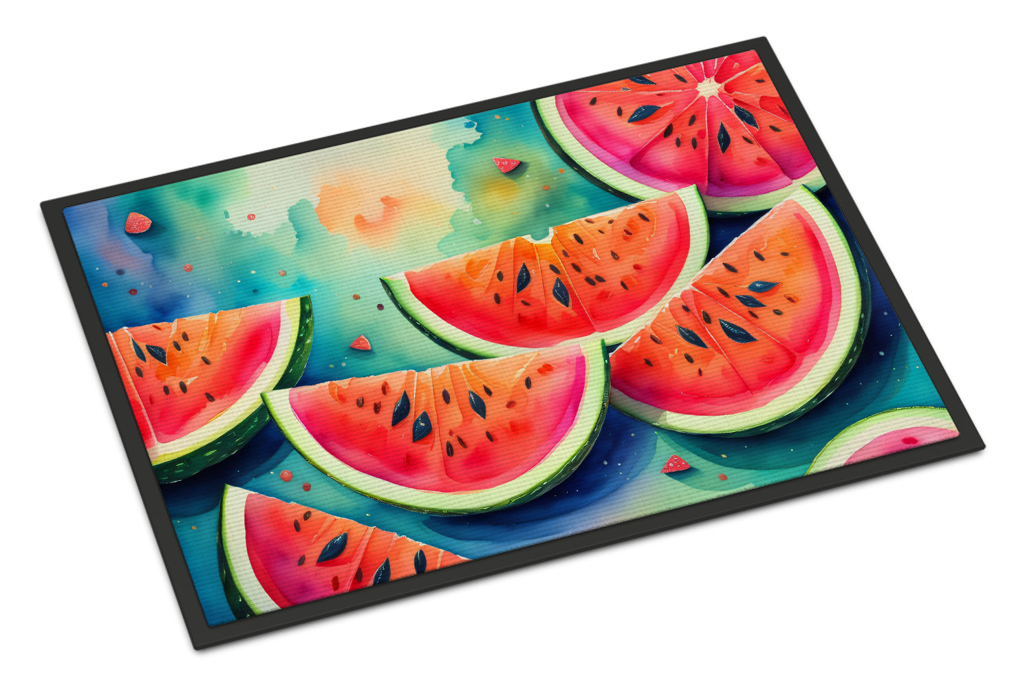 Buy this Colorful Watermelons Doormat