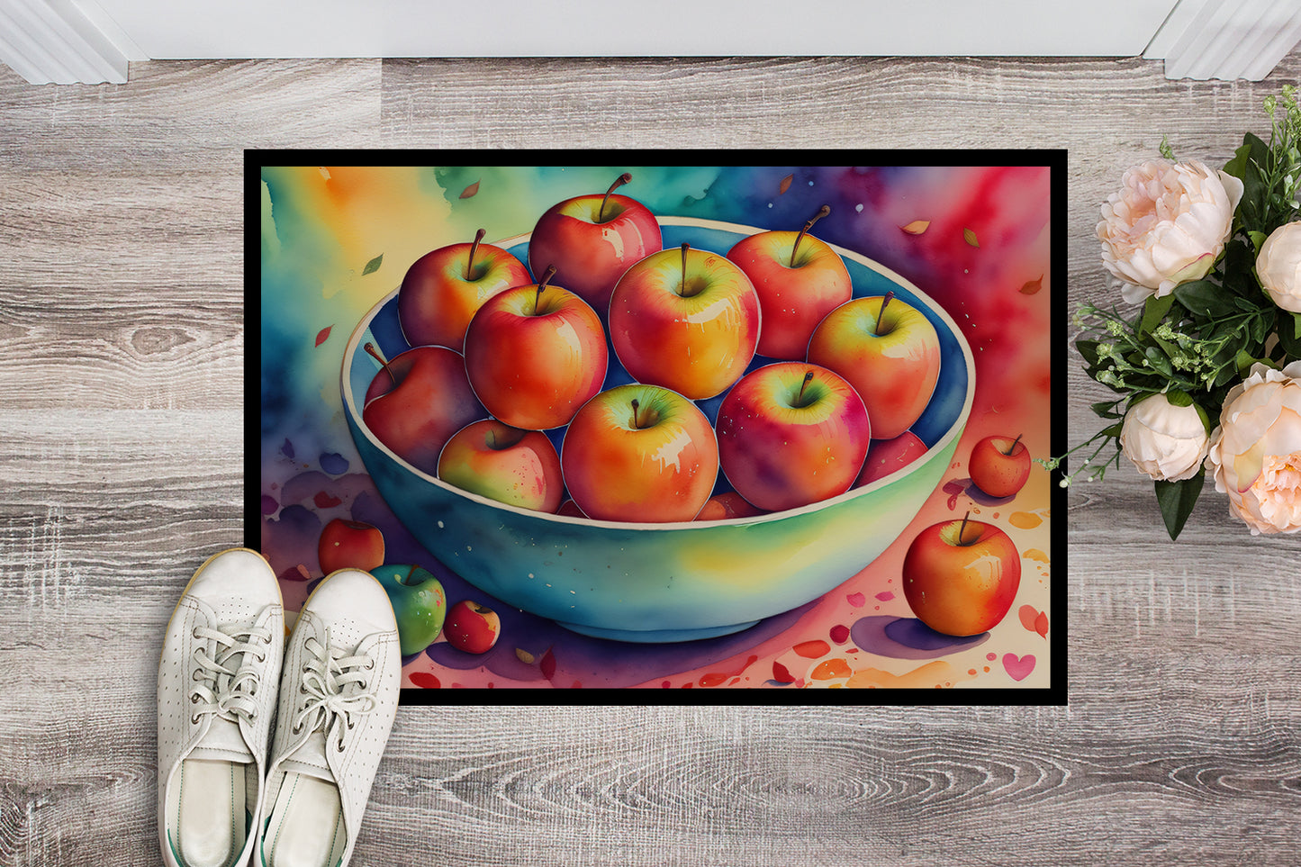 Colorful Apples Doormat