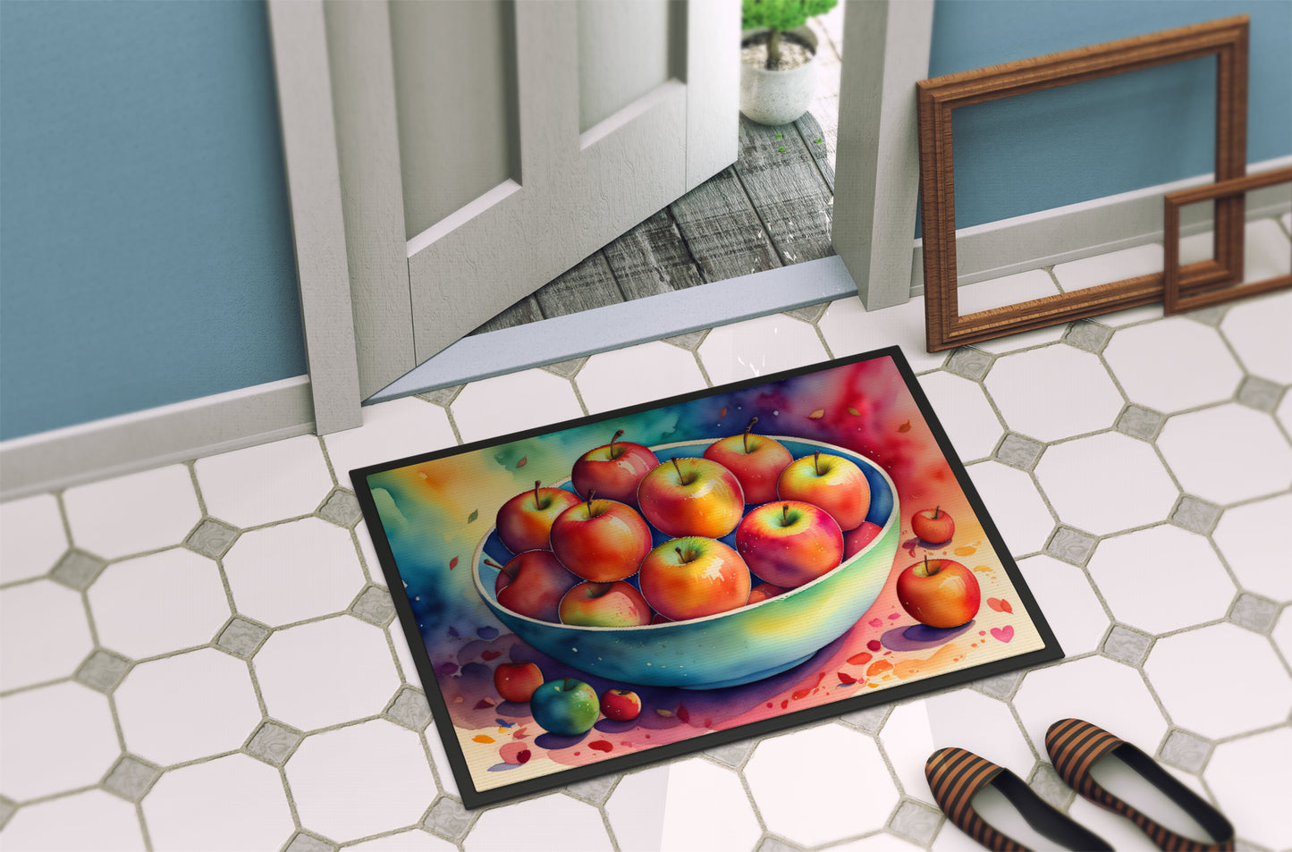 Colorful Apples Doormat