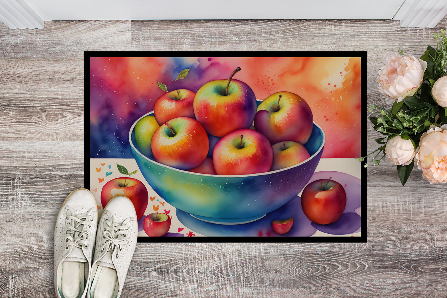 Colorful Apples Doormat