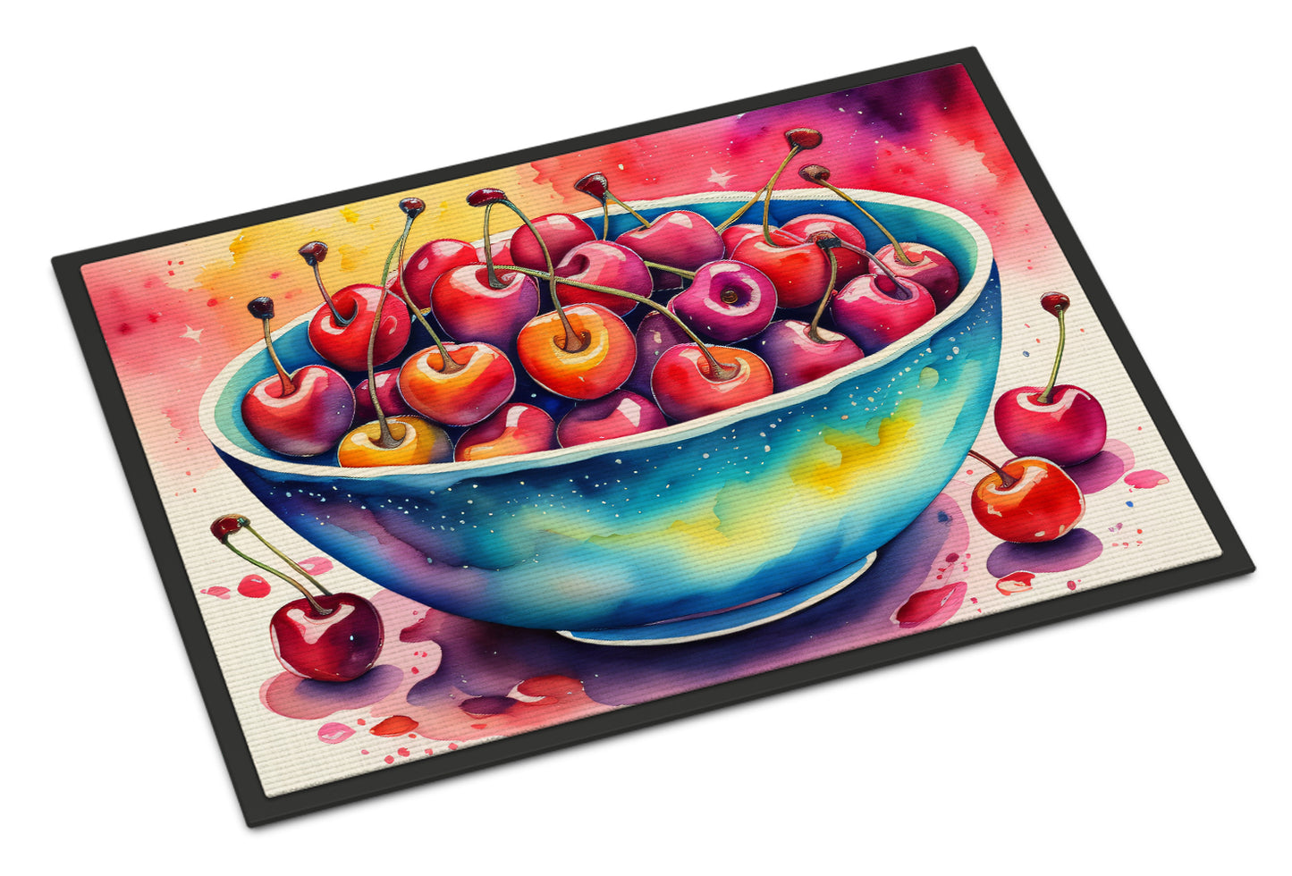 Buy this Colorful Cherries Doormat