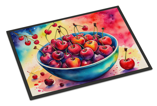 Buy this Colorful Cherries Doormat