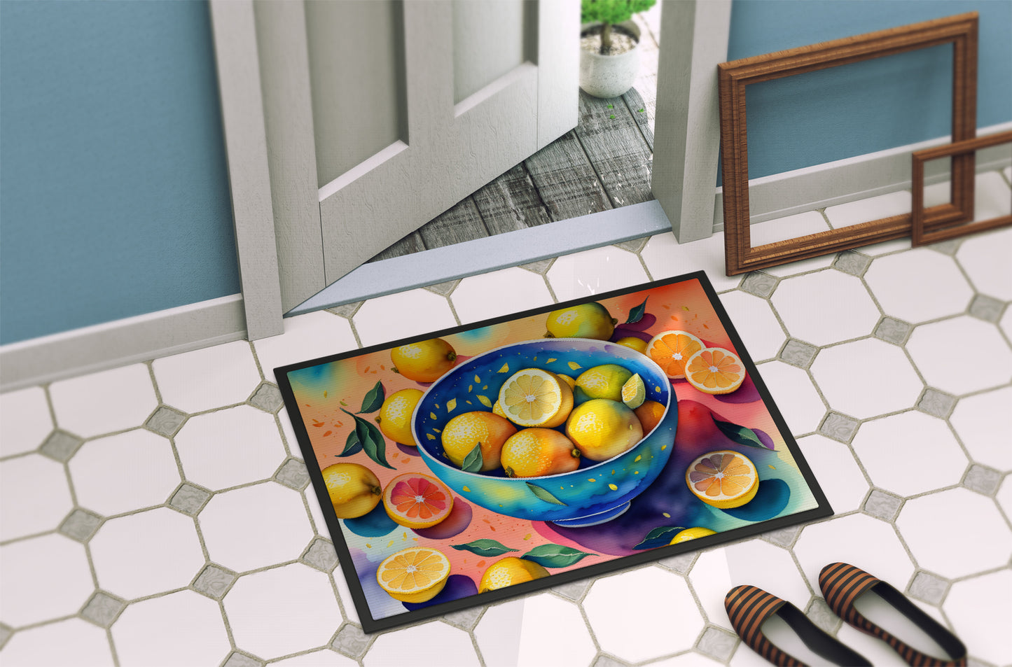 Colorful Lemons Doormat