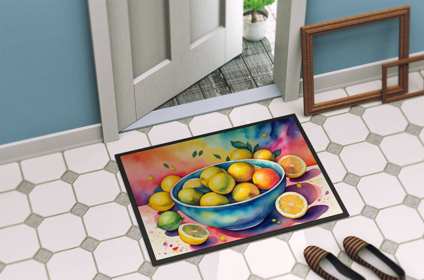 Colorful Lemons Doormat