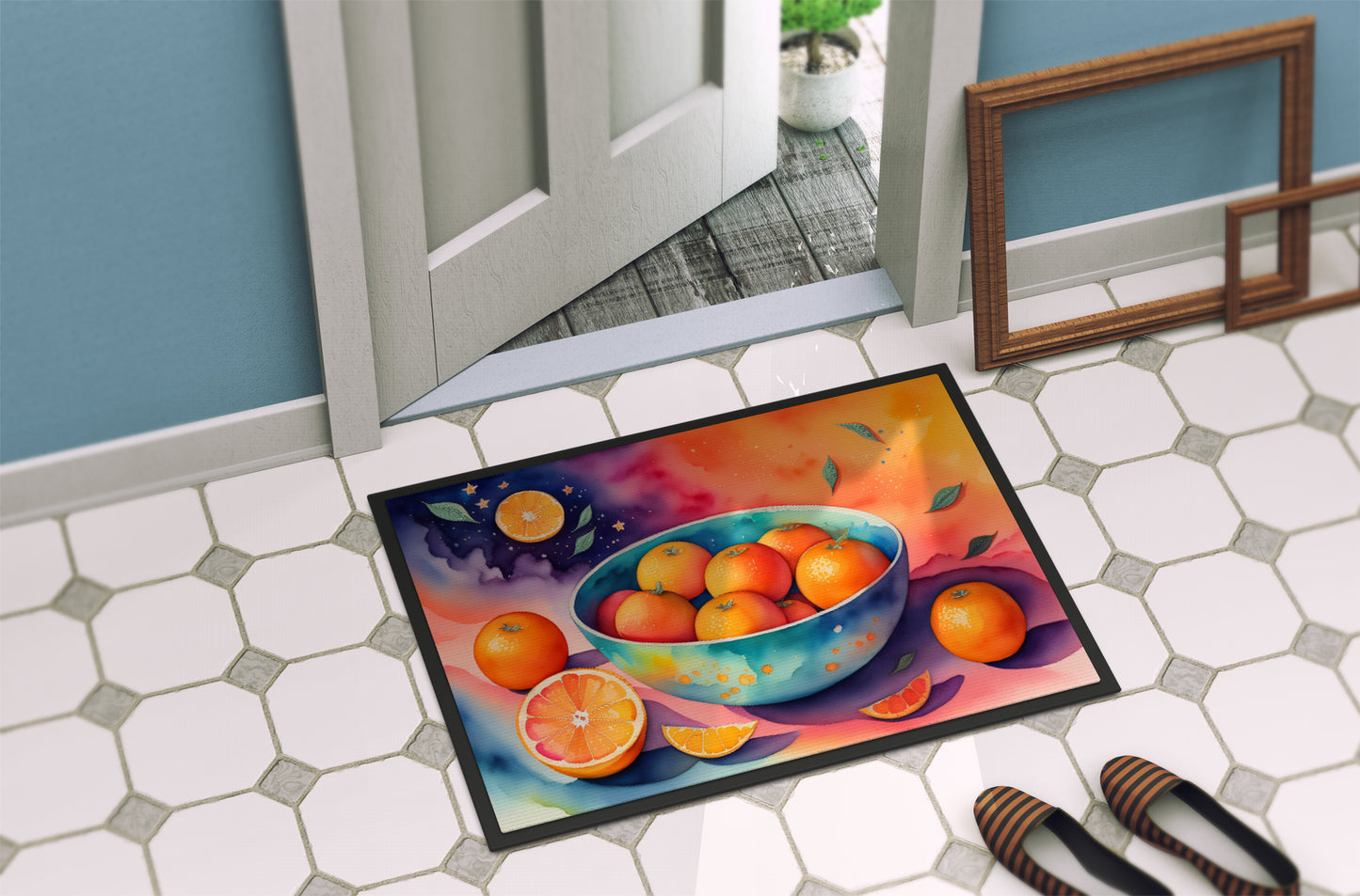 Colorful Oranges Doormat