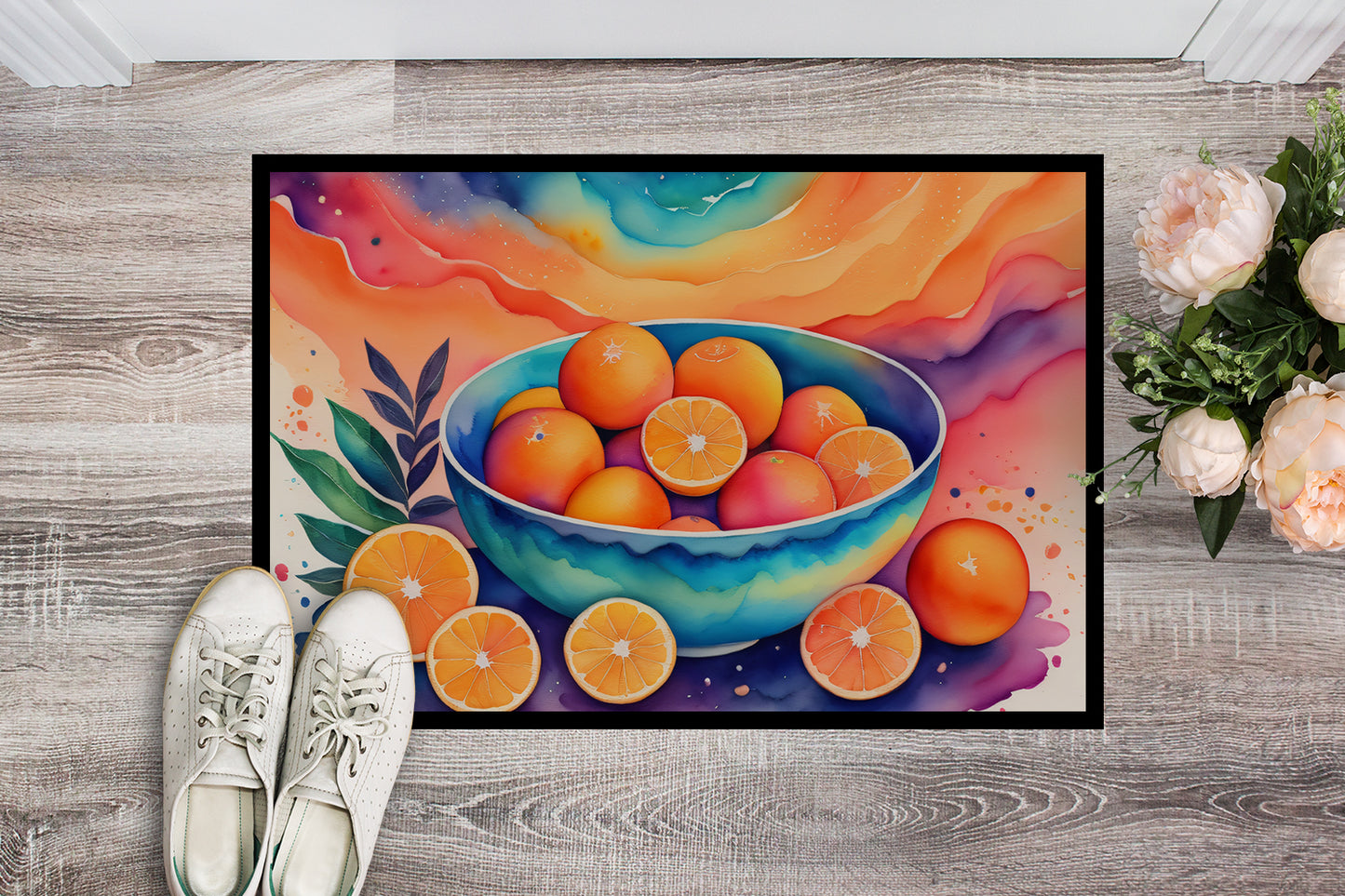 Colorful Oranges Doormat