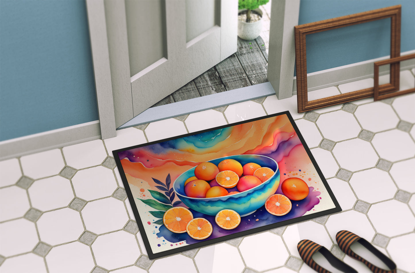 Colorful Oranges Doormat