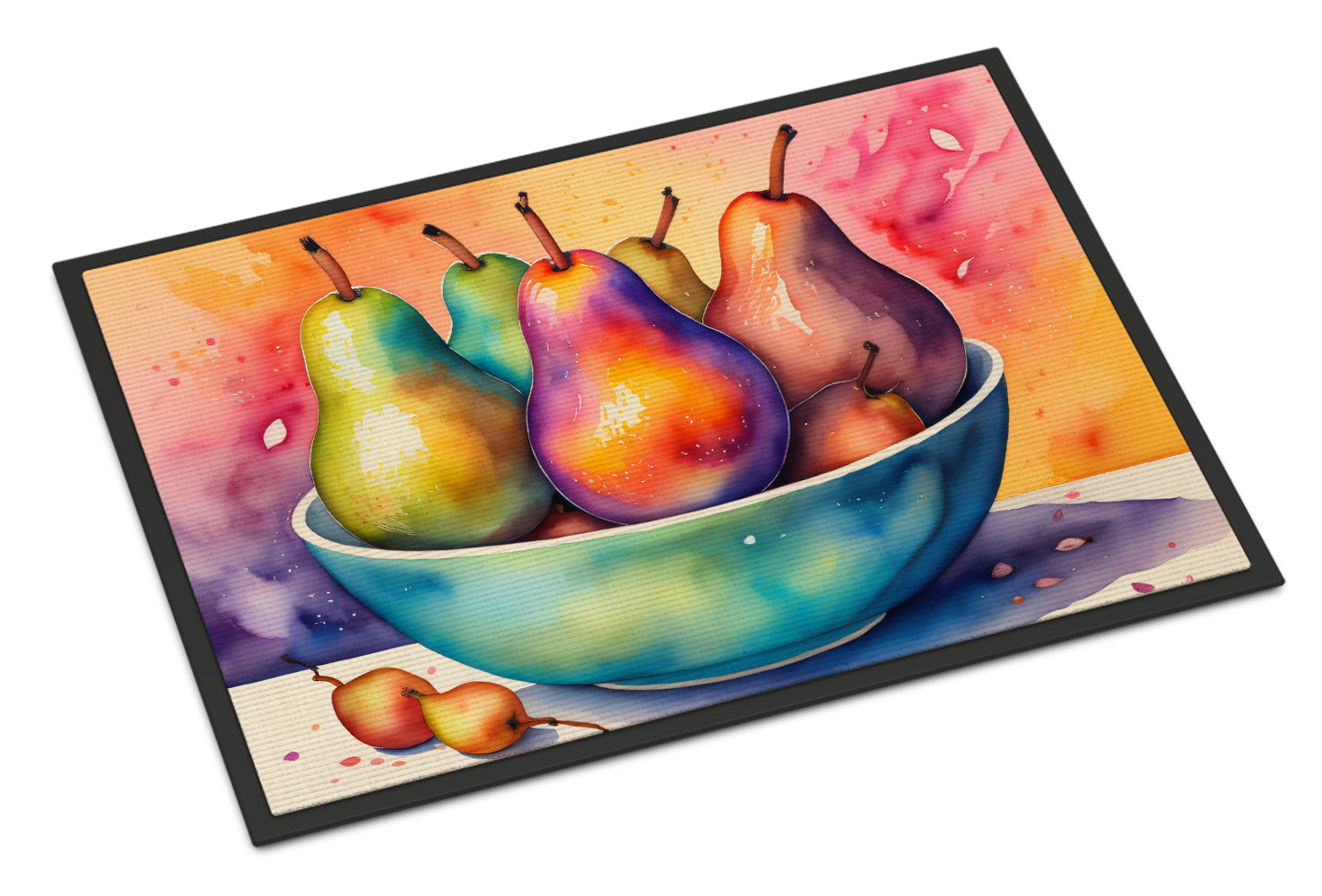 Buy this Colorful Pears Doormat