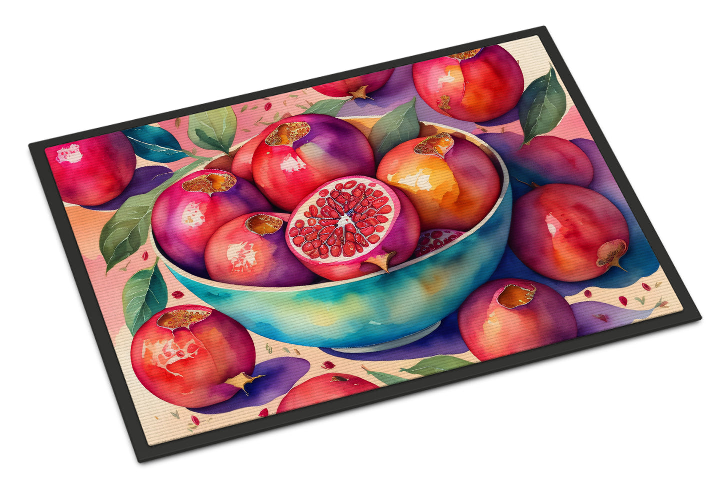 Buy this Colorful Pomegranates Doormat