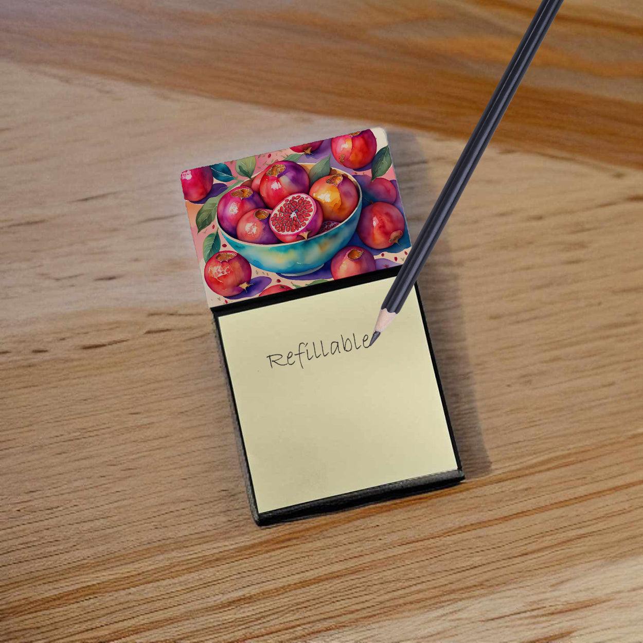 Colorful Pomegranates Sticky Note Holder