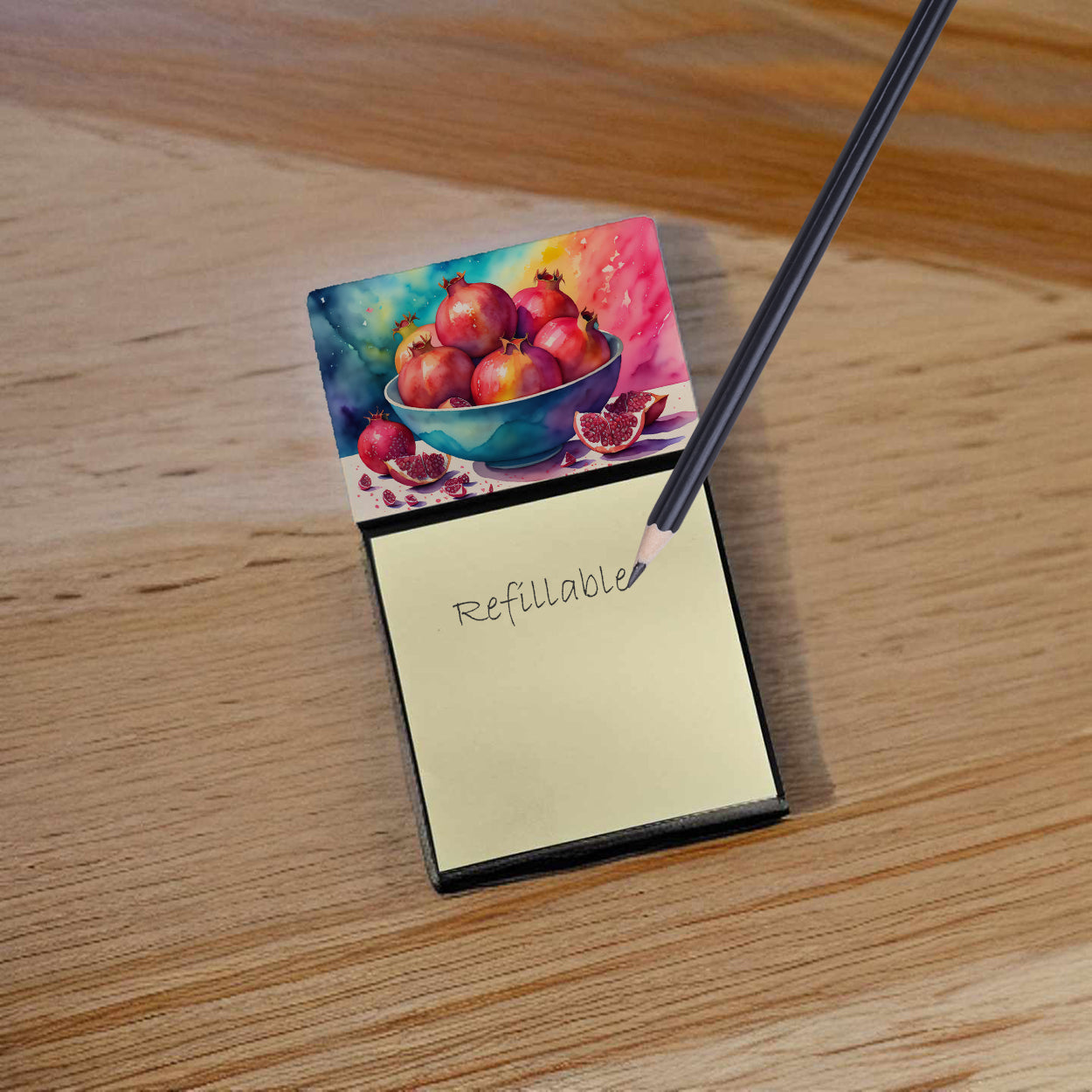 Colorful Pomegranates Sticky Note Holder