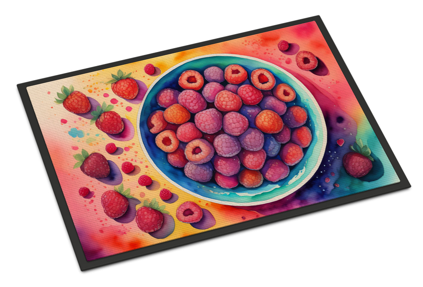 Buy this Colorful Raspberries Doormat