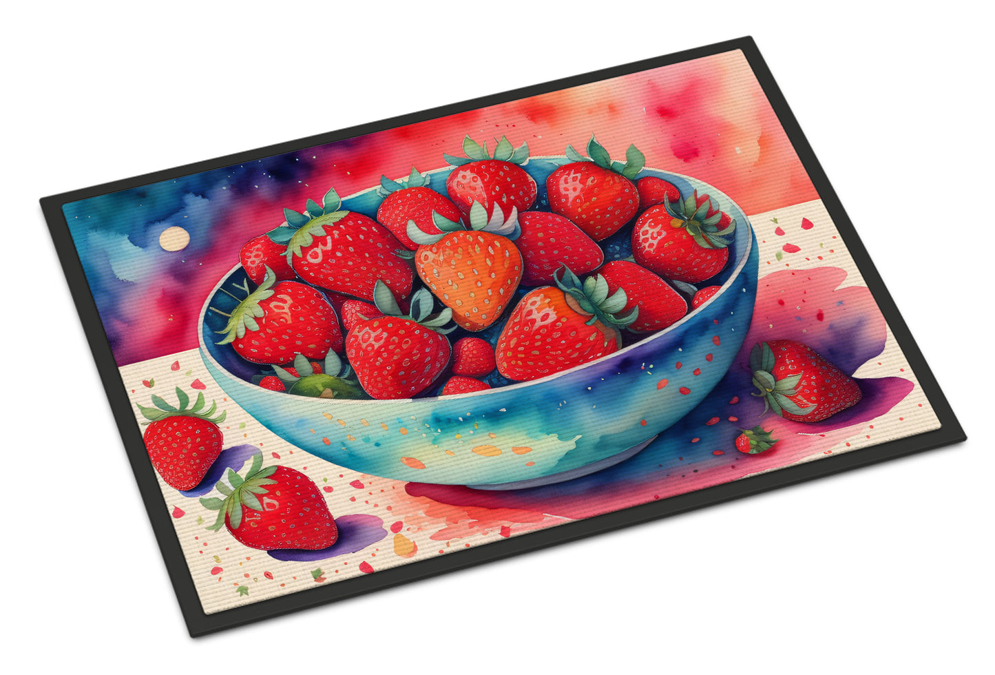 Buy this Colorful Strawberries Doormat