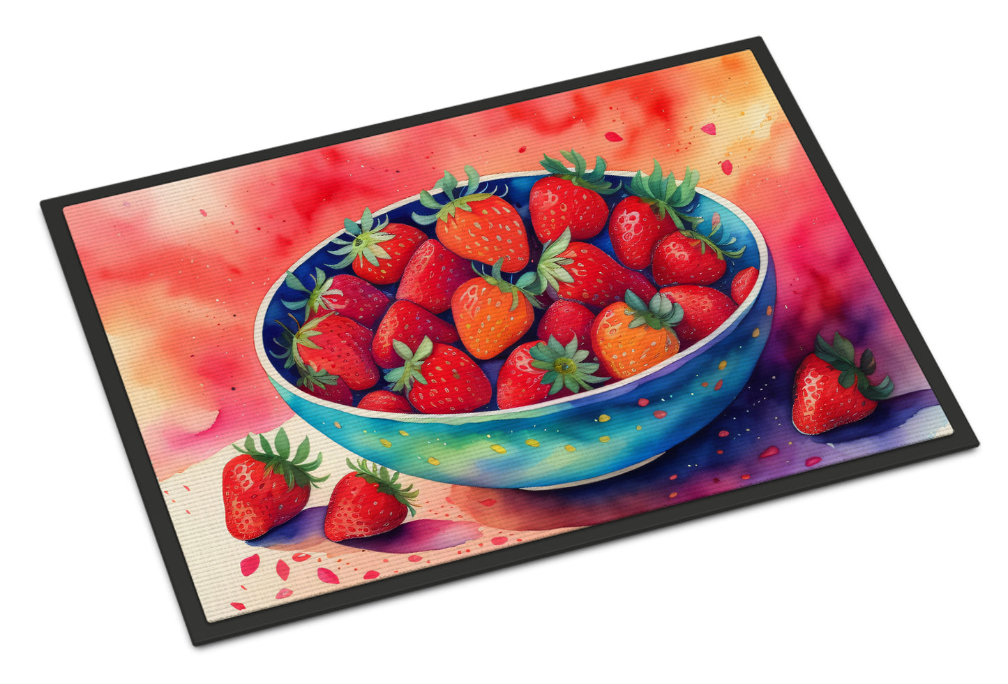 Buy this Colorful Strawberries Doormat