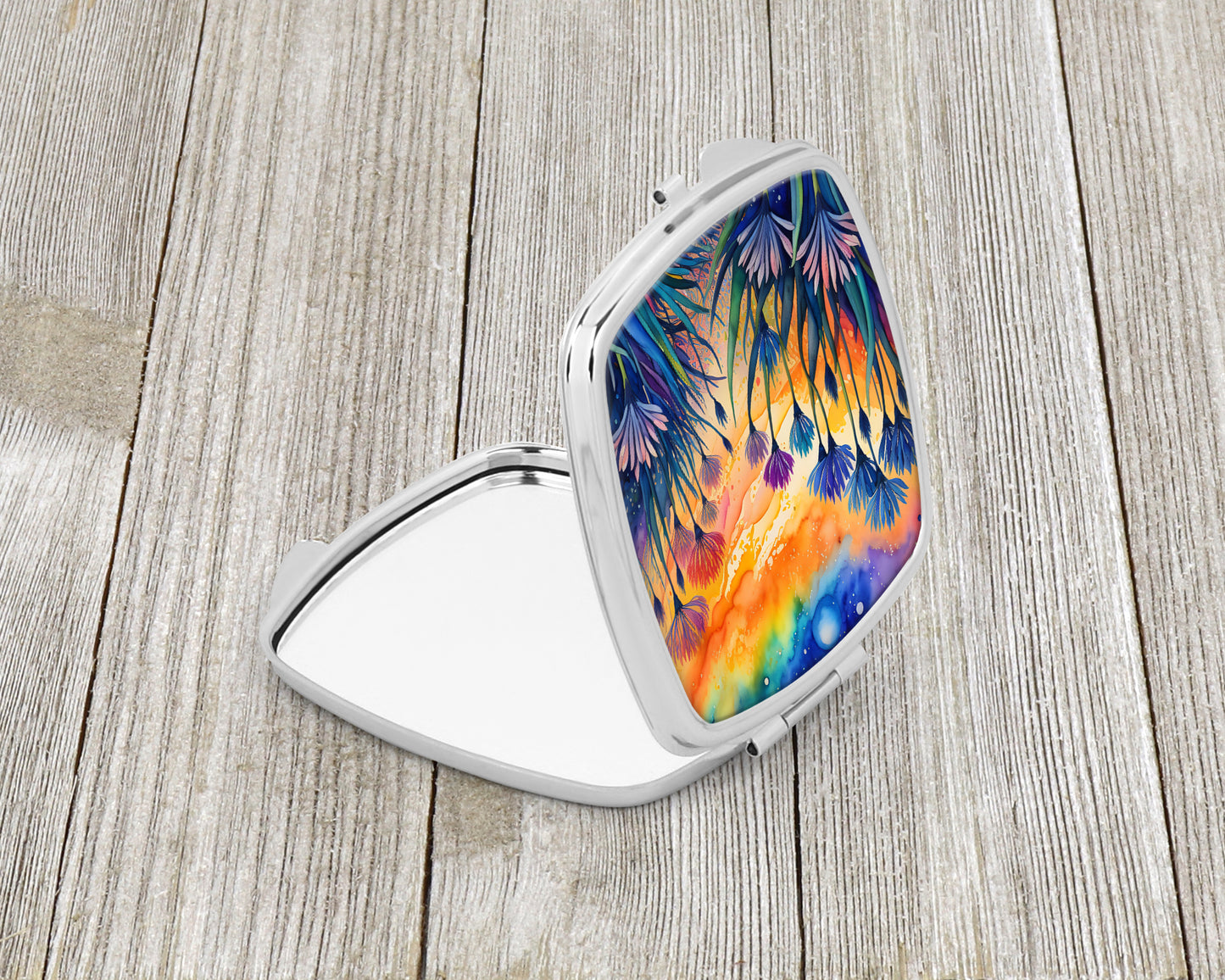 Colorful Agapanthus Compact Mirror