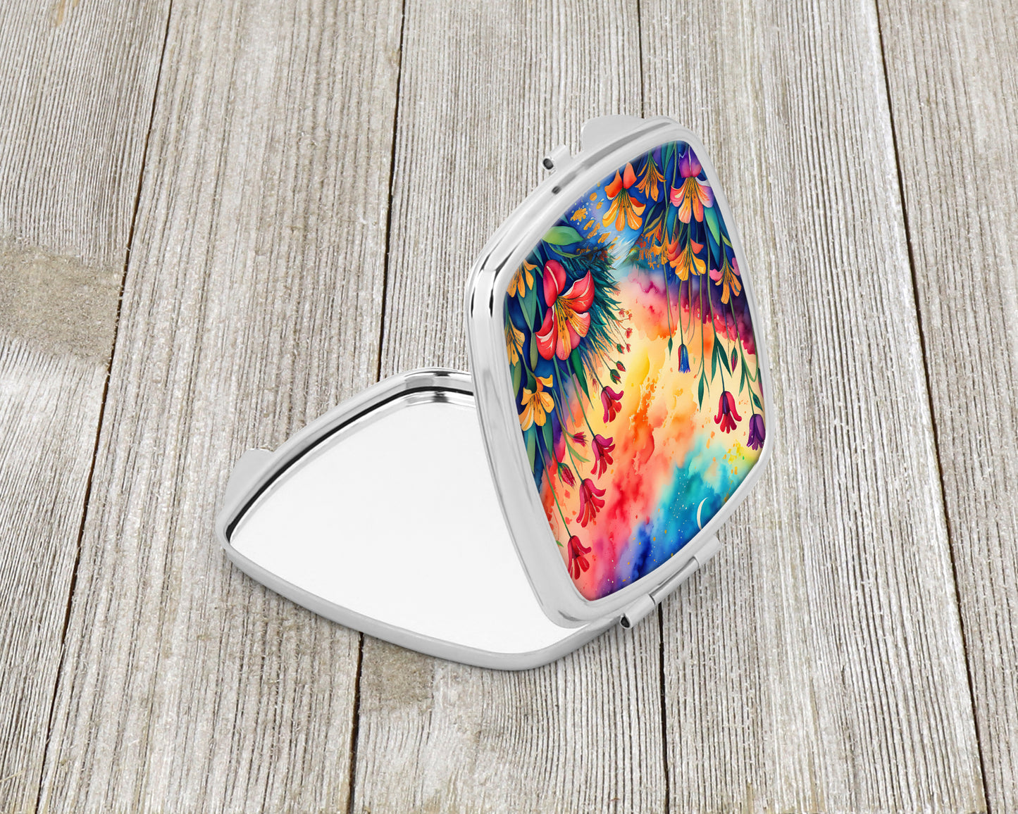 Colorful Alstroemerias Compact Mirror
