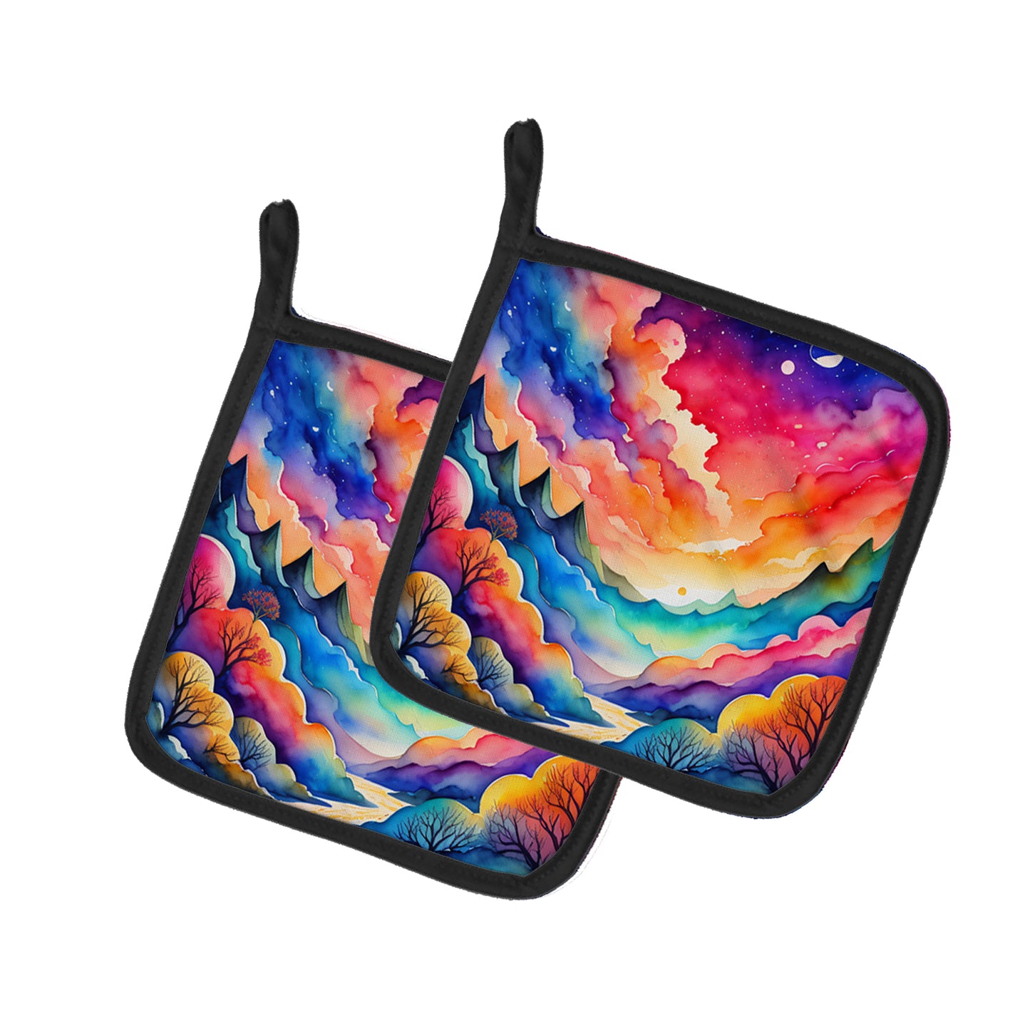 Buy this Colorful Amaranths Pair of Pot Holders