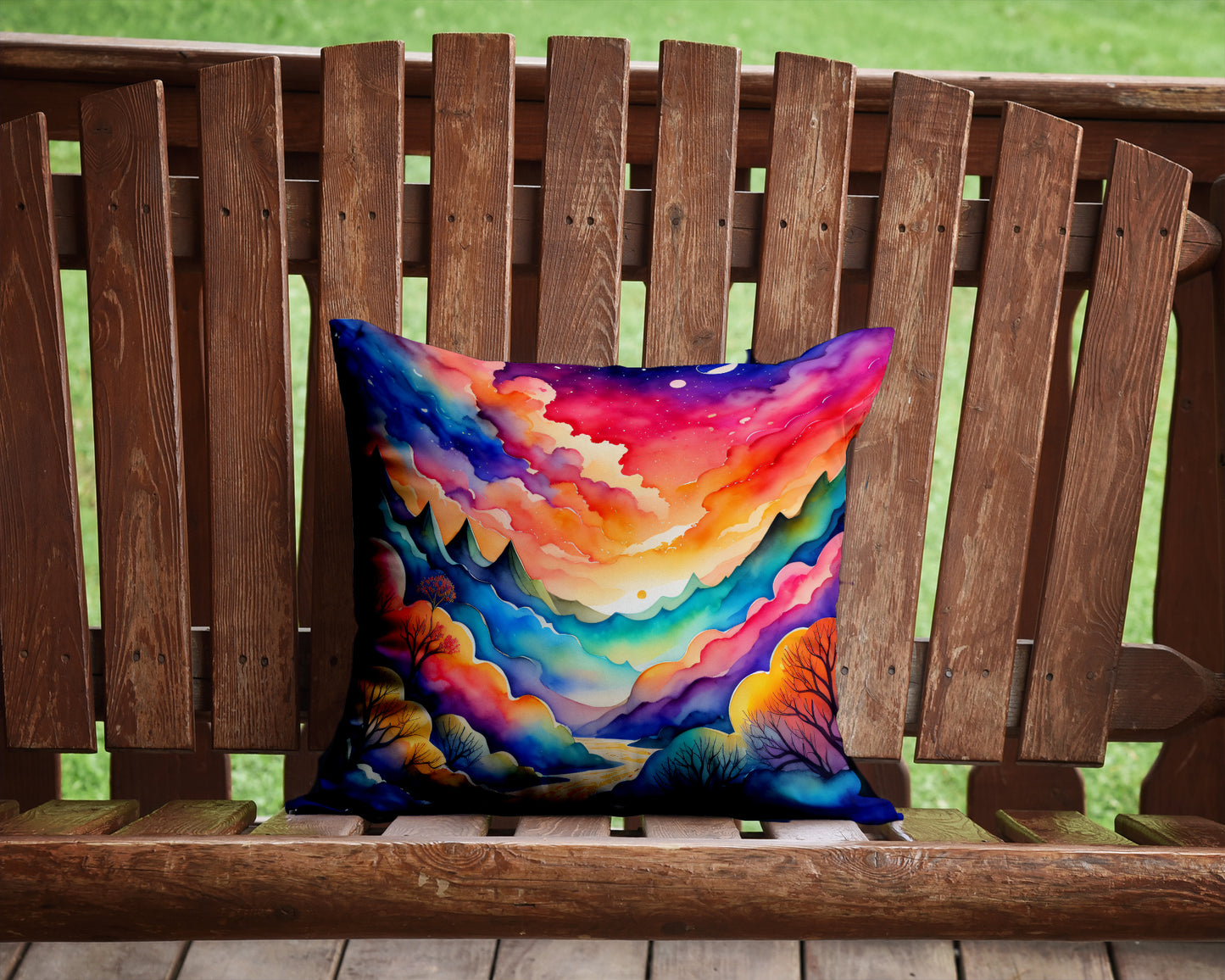 Colorful Amaranths Throw Pillow