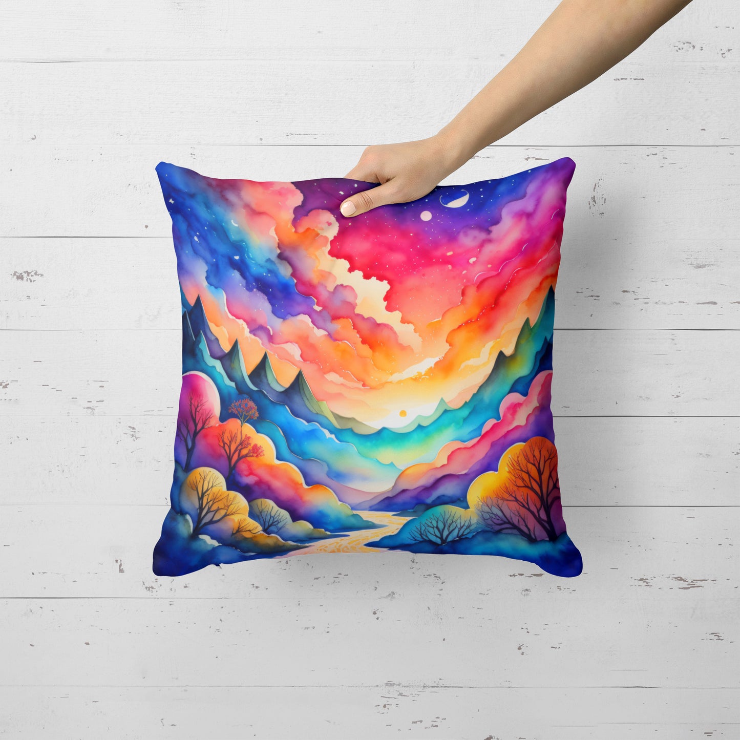 Colorful Amaranths Throw Pillow