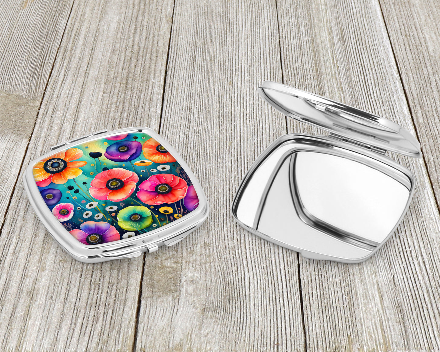 Colorful Anemones Compact Mirror
