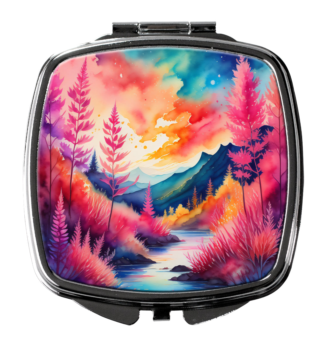 Buy this Colorful Astilbe Compact Mirror