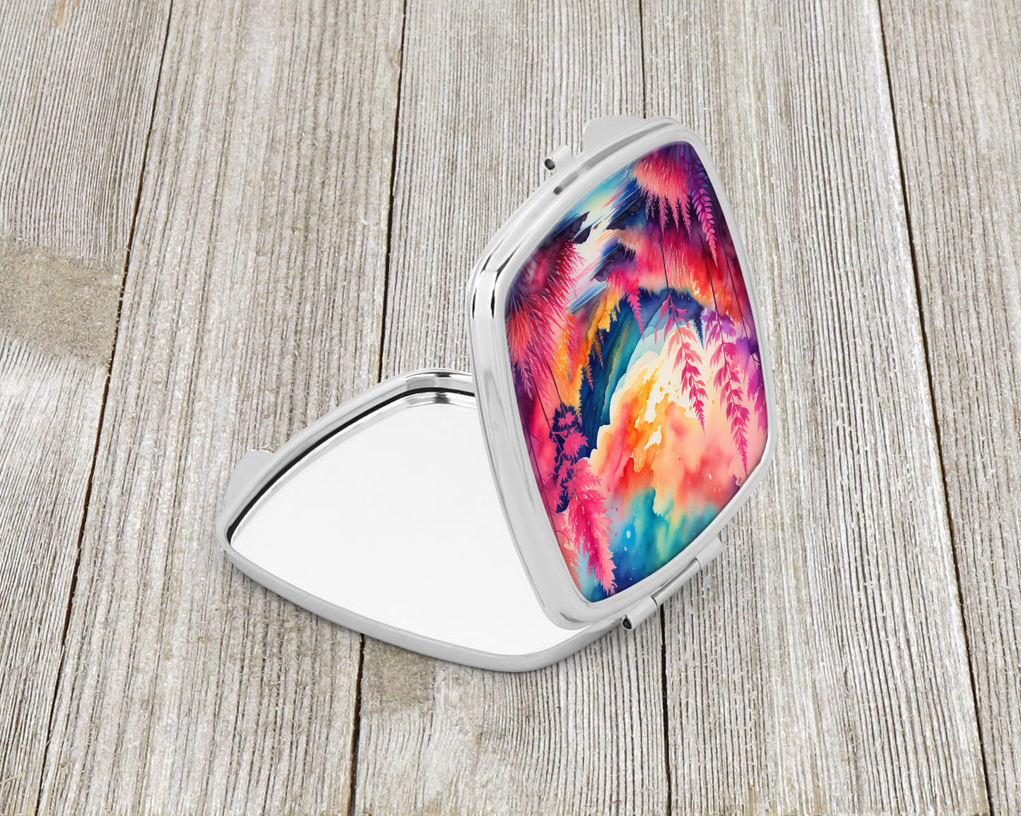 Colorful Astilbe Compact Mirror