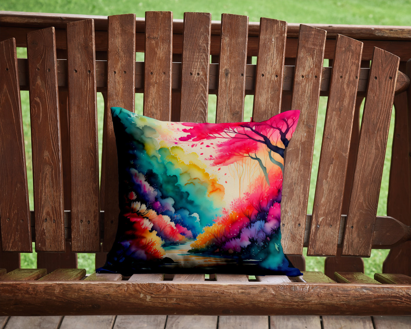 Colorful Azaleas Throw Pillow