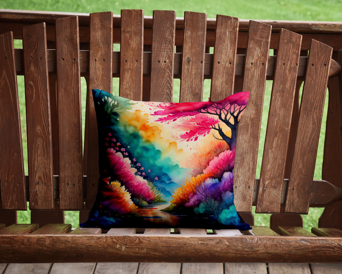 Colorful Azaleas Throw Pillow