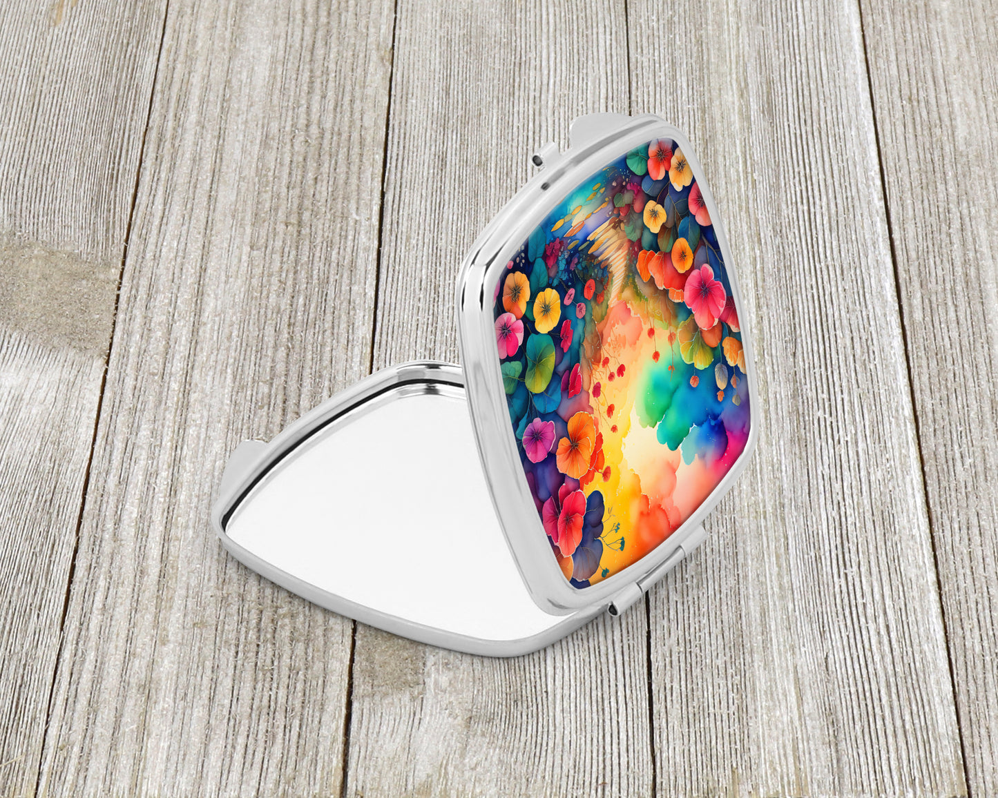 Colorful Begonias Compact Mirror