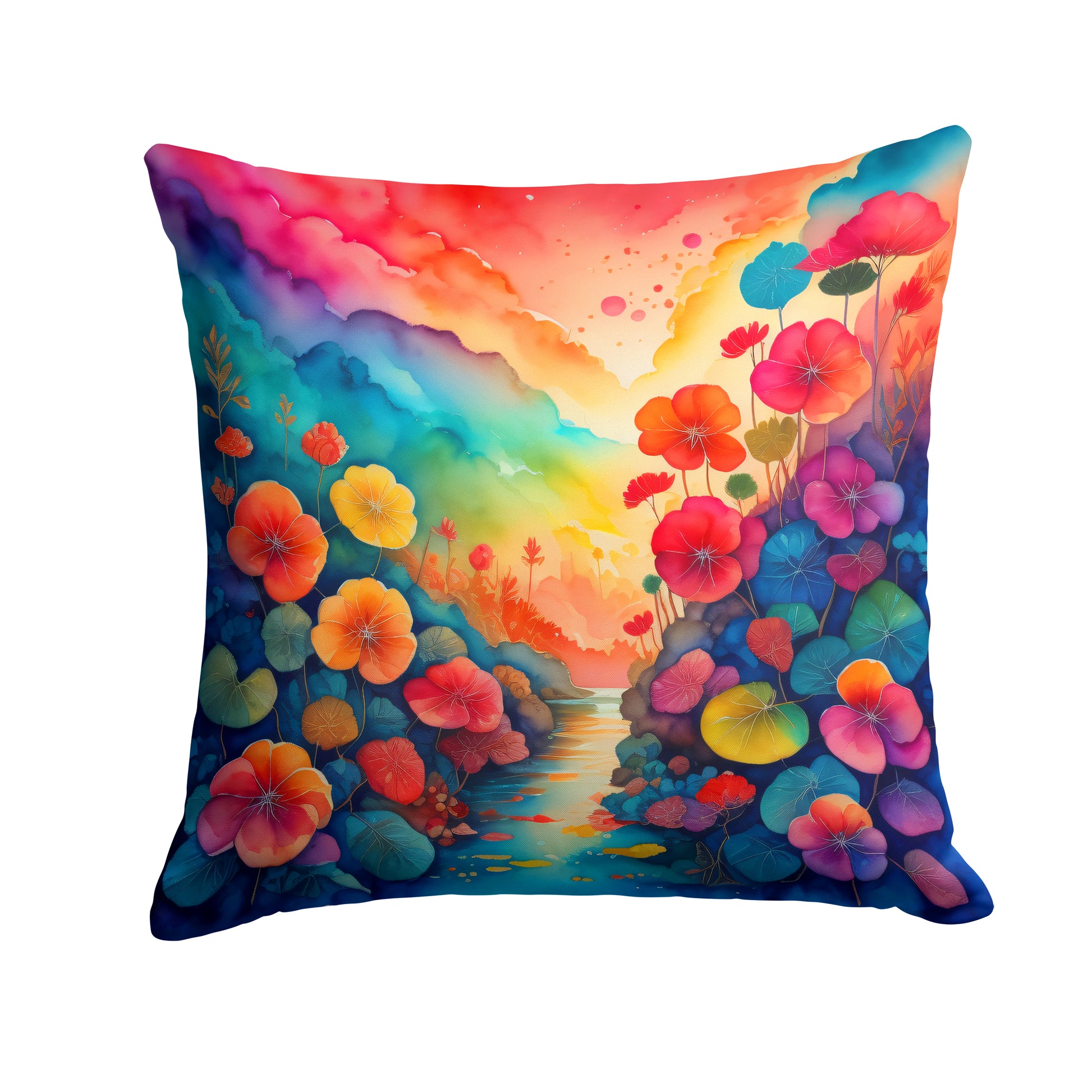 Buy this Colorful Begonias Throw Pillow