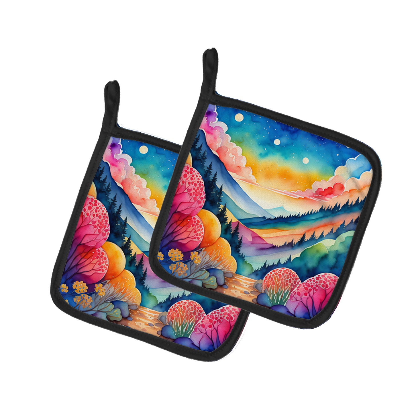 Buy this Colorful Brunia Pair of Pot Holders