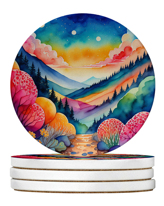 Buy this Colorful Brunia Large Sandstone Coasters Pack of 4