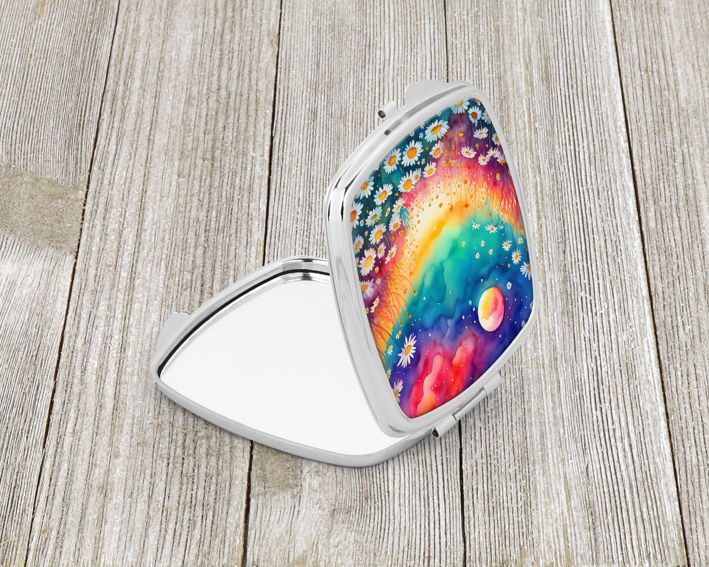 Colorful Daisies Compact Mirror