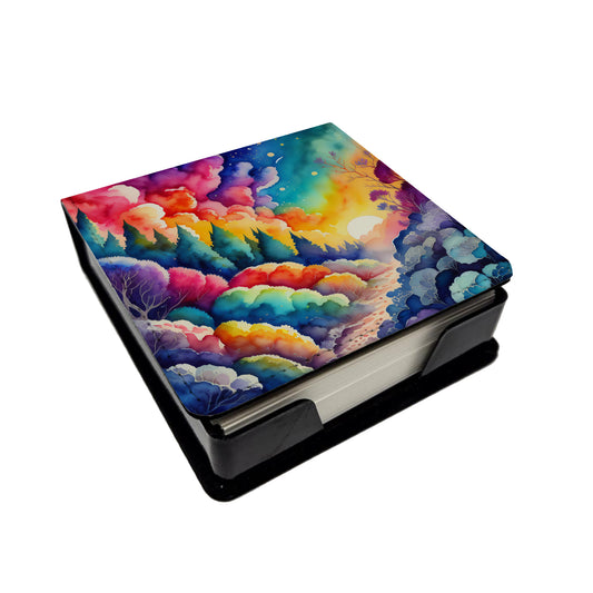 Buy this Colorful Dusty Miller PU Leather Note Paper Holder