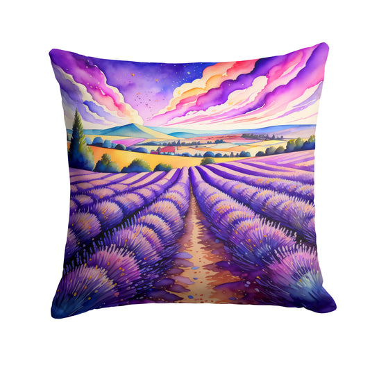 Buy this Colorful English Lavender Throw Pillow