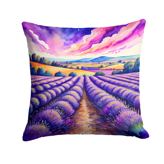 Buy this Colorful English Lavender Throw Pillow