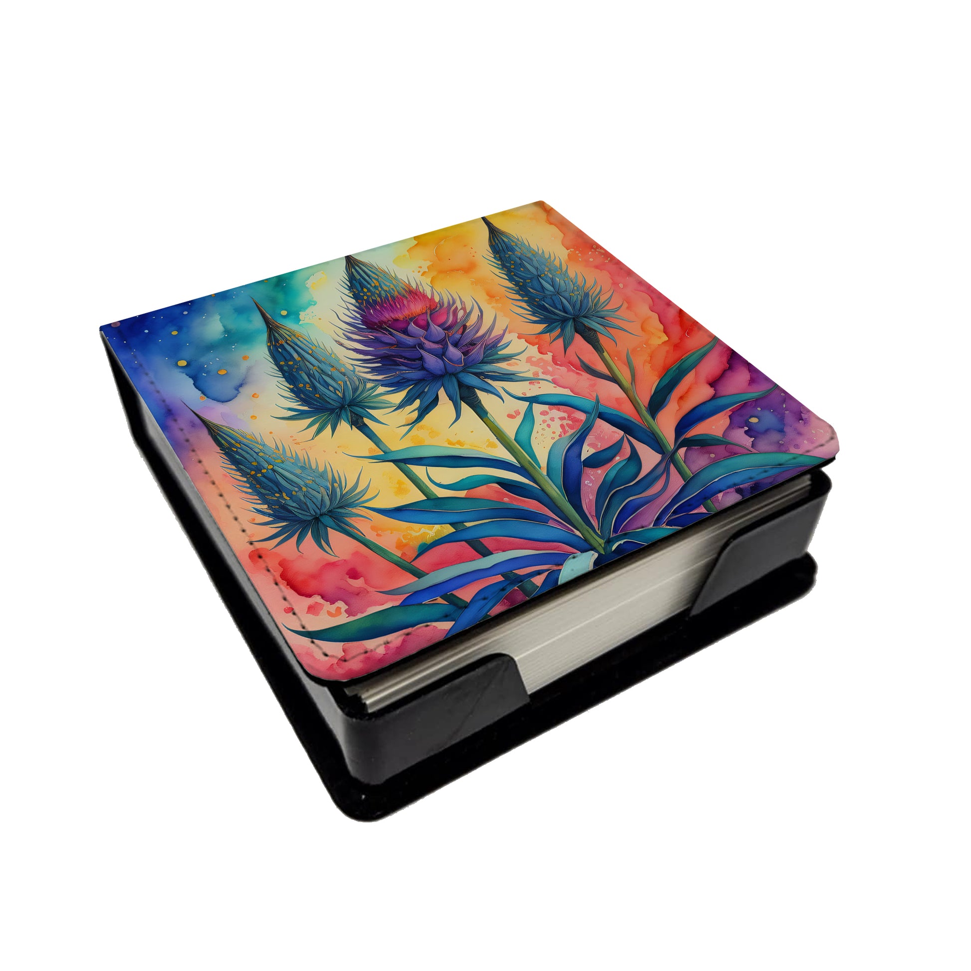 Buy this Colorful Eryngium PU Leather Note Paper Holder