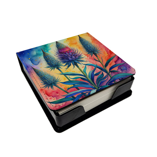 Buy this Colorful Eryngium PU Leather Note Paper Holder