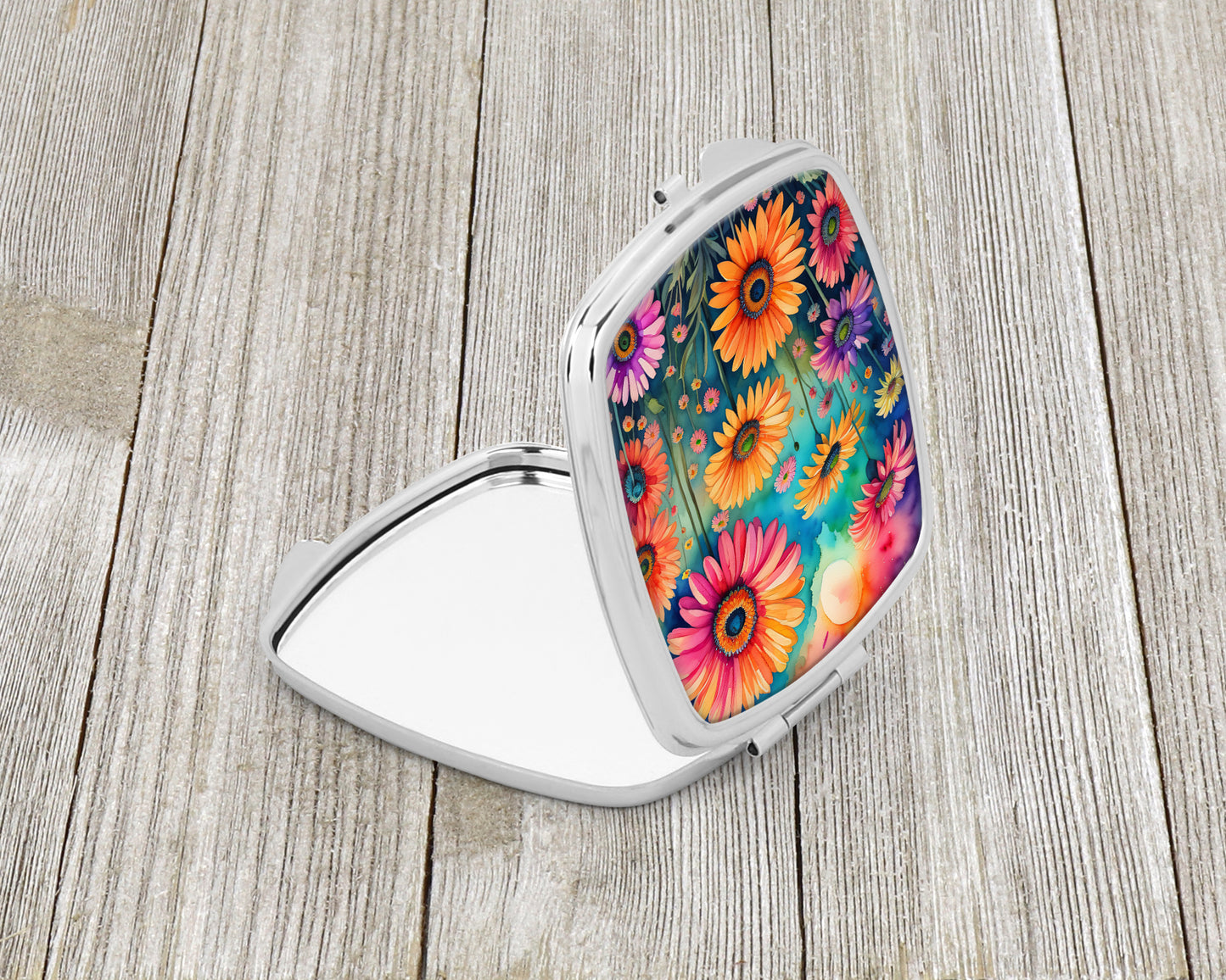 Colorful Gerbera Daisies Compact Mirror