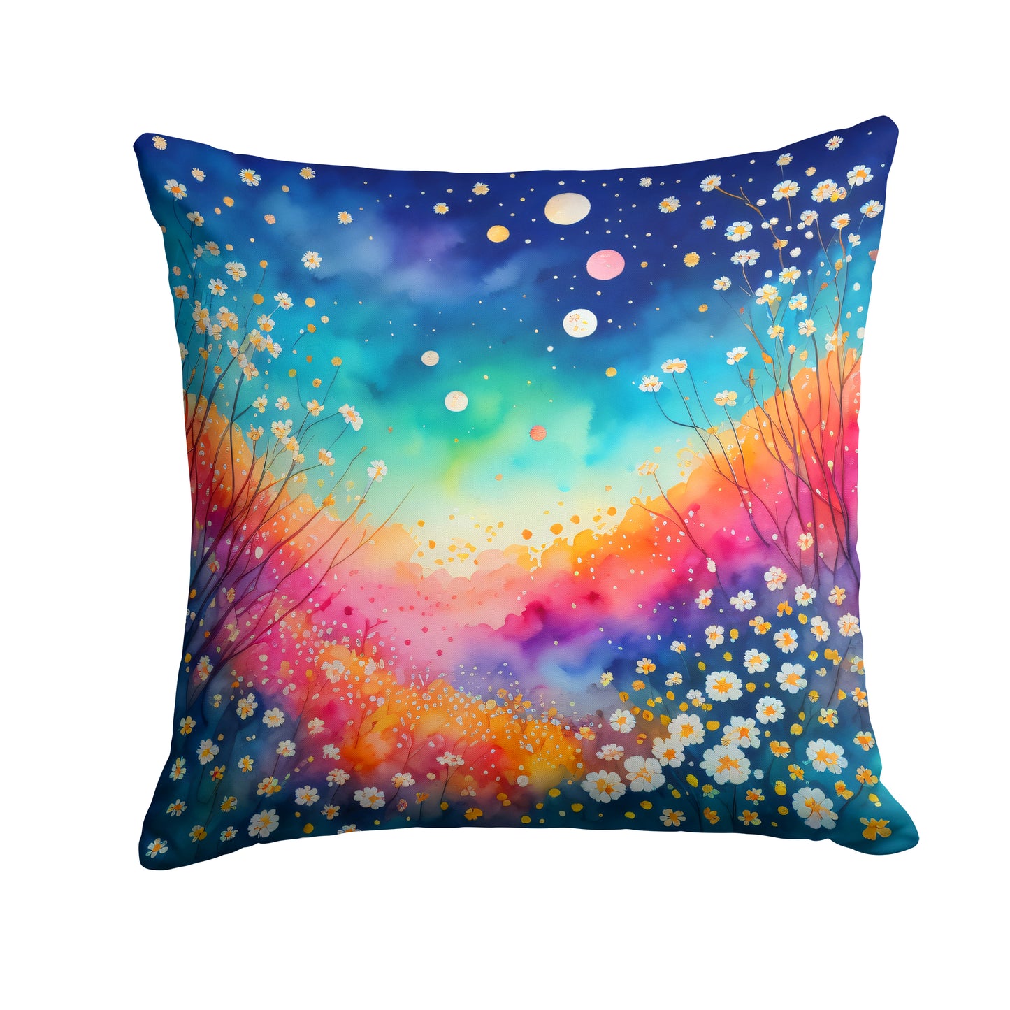 Buy this Colorful Gypsophila Throw Pillow