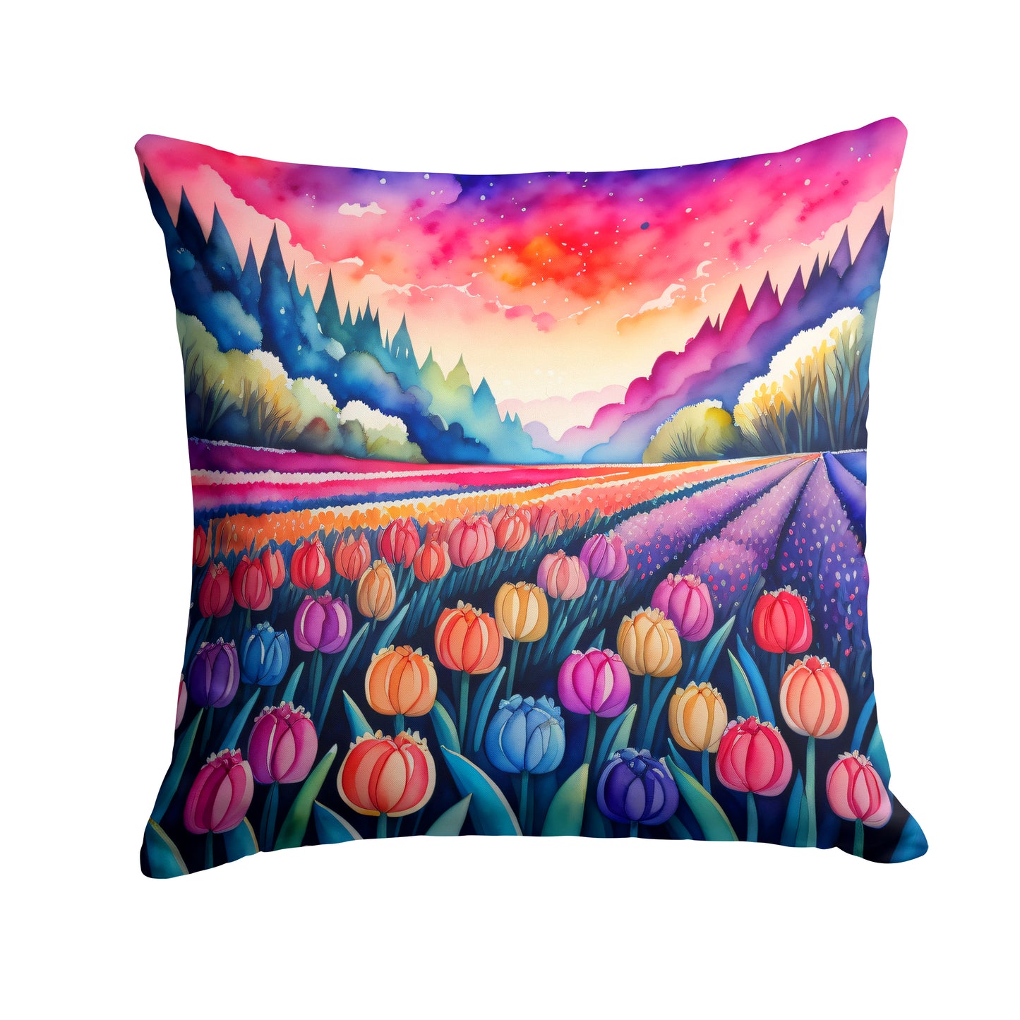 Buy this Colorful Hyacinths Throw Pillow