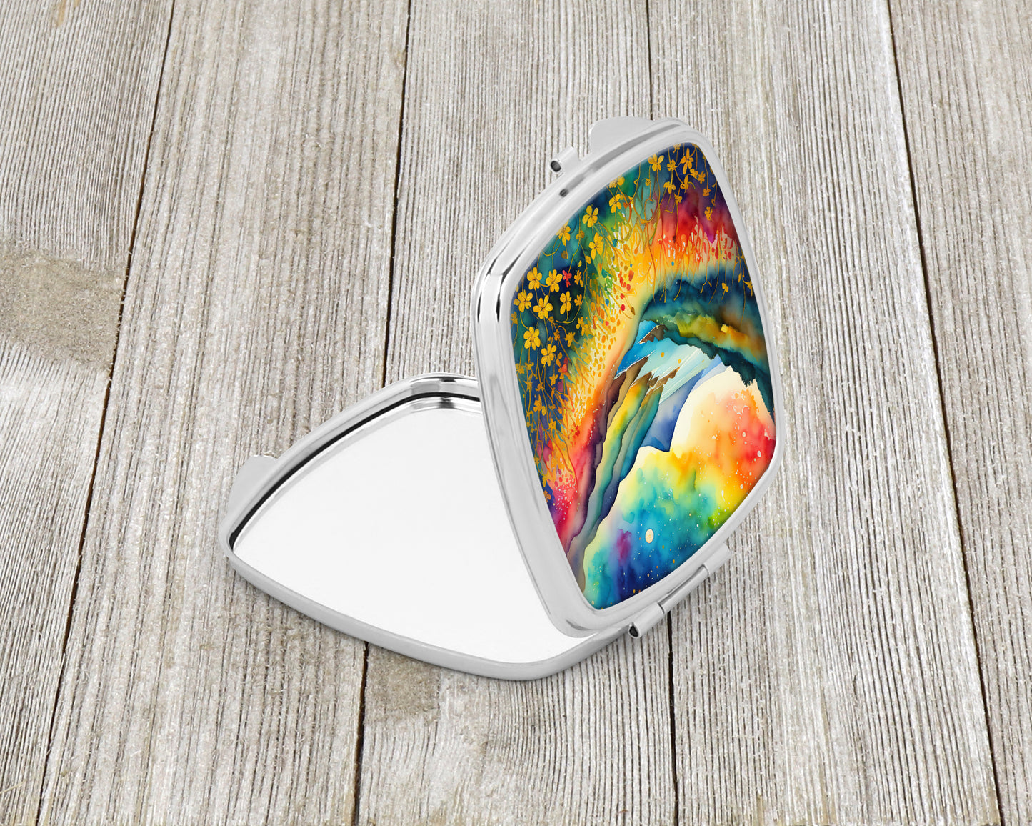 Colorful Hypericum or St. John�s Wort Compact Mirror