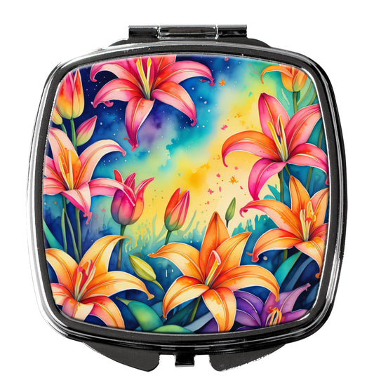 Buy this Colorful Lilies Compact Mirror